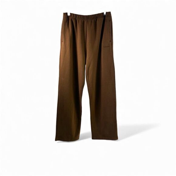 SKIMS Pants - SKIMS NWT Cotton Fleece Classic Straight Leg in Bison Size M